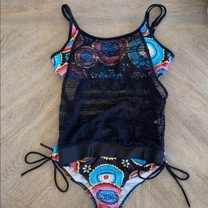 Colorful tankini swimsuit